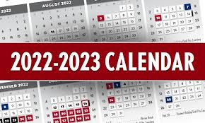 ACADEMIC CALENDAR FOR 2022/2023 ACADEMIC SESSION